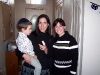 Naomi Goldberg with son (l) and Rina Esther Teitlebaum (r)