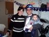 Tzvi and Rina Esther Teitlebaum with son Baynash