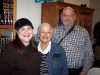 Vivian Block with her parents