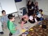 Children enjoying a special Chanukah video