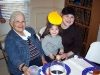 Vivian Block with her mother at far left and son Matan in middle