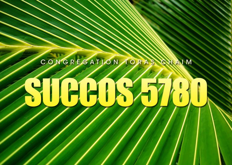 Hoshana Rabbah / Shemini Atzeres / Simchas Torah 5780
