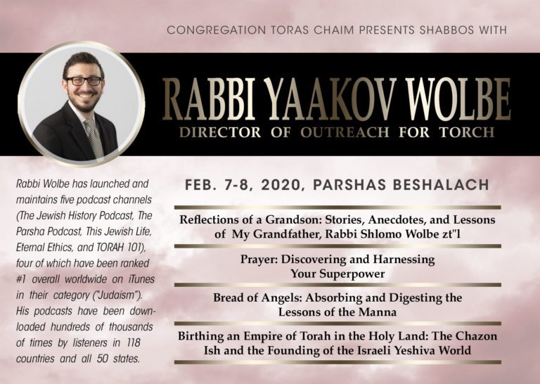 A Shabbos with Rabbi Yaakov Wolbe