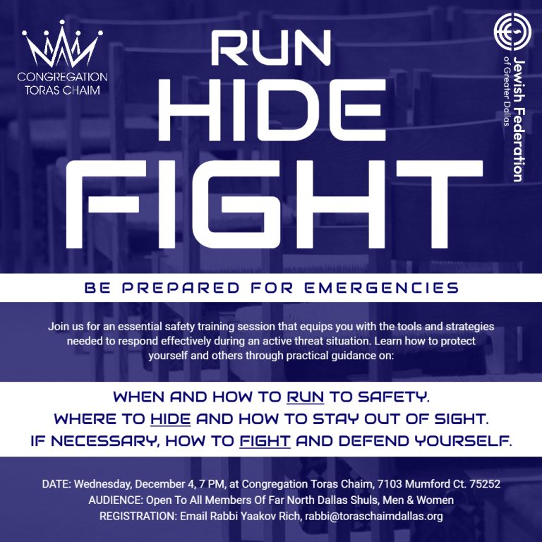 Run, Hide, Fight: Be Prepared for Emergencies